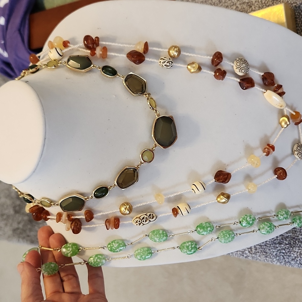 3 necklaces